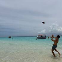 Sand bar in fiji