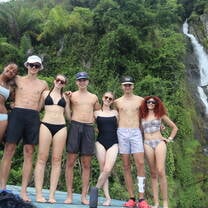Waterfall after kayaking!