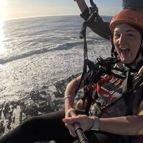 Paragliding off Signal Hill