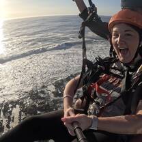 Paragliding off Signal Hill