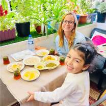 Friday breakfast with the family