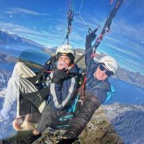 Paragliding high above the city!