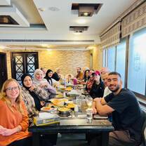 We had a family breakfast at a beautiful restaurant! 