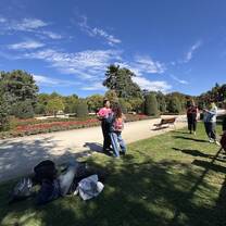 Dance class in El Retiro Park, Madrid