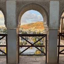 A view of the city Albaicín in Granada
