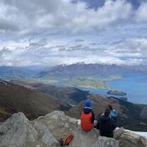 Panorama from the top of Ben Lomond summit