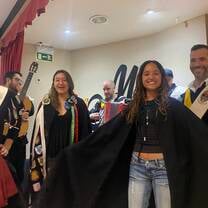 being serenaded in Salamanca!