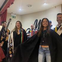 being serenaded in Salamanca!