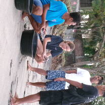 releasing the turtles
