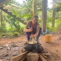 Cooking at the farm