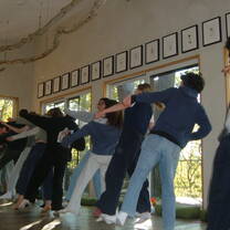 Clap snap inside the treehouse before a lesson