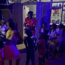 Yogis bar with all the kids