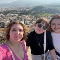 roomies on top of the acropolis