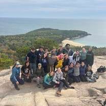 Everyone on the beehive hike (I’m the blond one with the skull shirt)