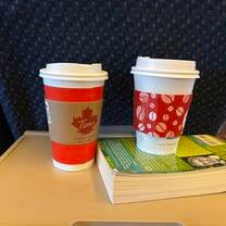 tried two different coffees on the train to shanghai
