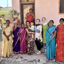 Visiting a rural village during our workshop excursion at CRHP Jamkhed.
