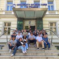 First Day of Class at the University of New York in Prague