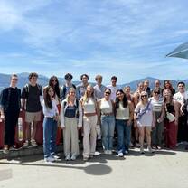One of our first group excursions!