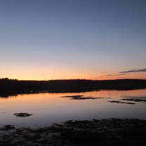 Sunset in Maine