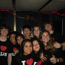 Last night in Berlin with my friends wearing our I ❤️ Berlin shirts