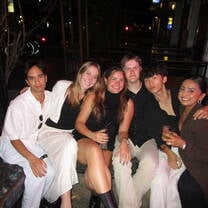 Black and white theme night with my friends