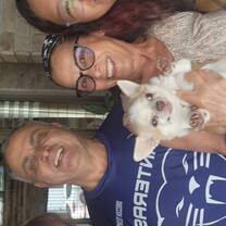 me, my host parents, and my roomate 