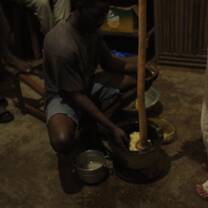 Pounding fufu