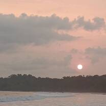 the beach