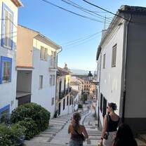 Walking in the town 