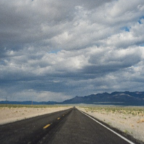 Driving through Death Valley
