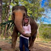 Me with an elephant!