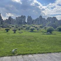 Group outing to Shilin Stone Forest.