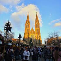 The first Christmas market in Prague with delicious local food and handcrafted items. 