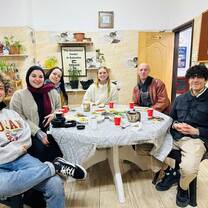 Breakfast at the center