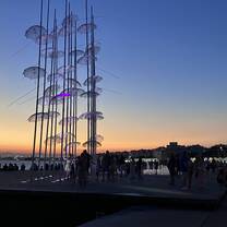 Sunset on the promenade