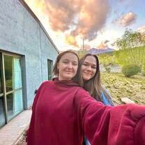 The other API student, Eva, and I in Potrerillos