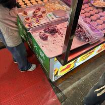 Tasting some of the local cuisine at the market 