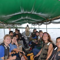 Time on the boat in the Amazon! 