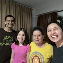 I got to practice speaking every night during dinner with my great host family!