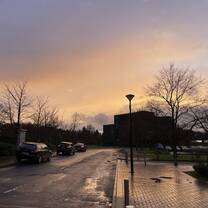 This is a nice shot I took of part of the UL Campus at sunset