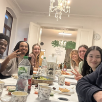 Dinner during Ramadan with volunteers and some Excellence Center members