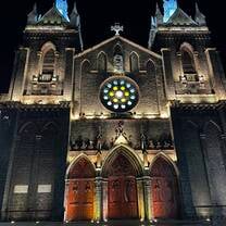 stunning church in baños