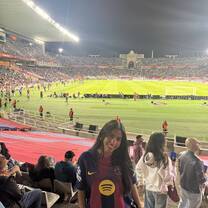 Going to Barca game was a highlight of staying in Barcelona
