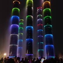 bamboo towers