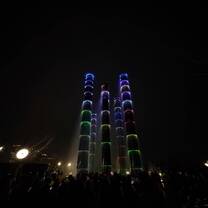bamboo towers