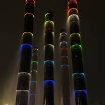 bamboo towers 