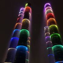 bamboo towers