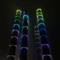 Bamboo tower