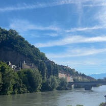 Isere River in Grenoble