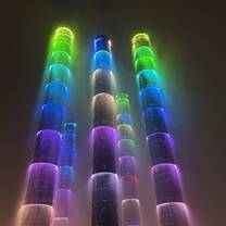 Bamboo fountains